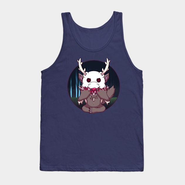 Wendigo Eating Tank Top by TheMaskedTooner